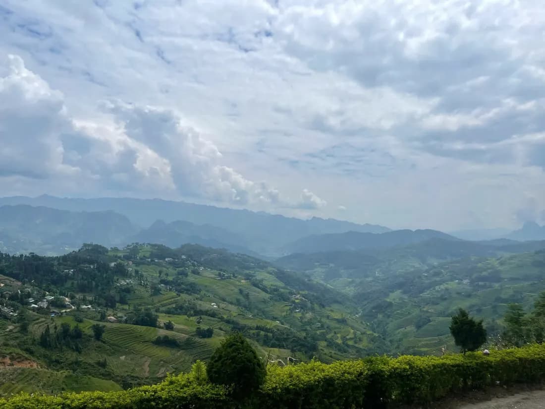 Mountain scenery on the Ha Giang Loop